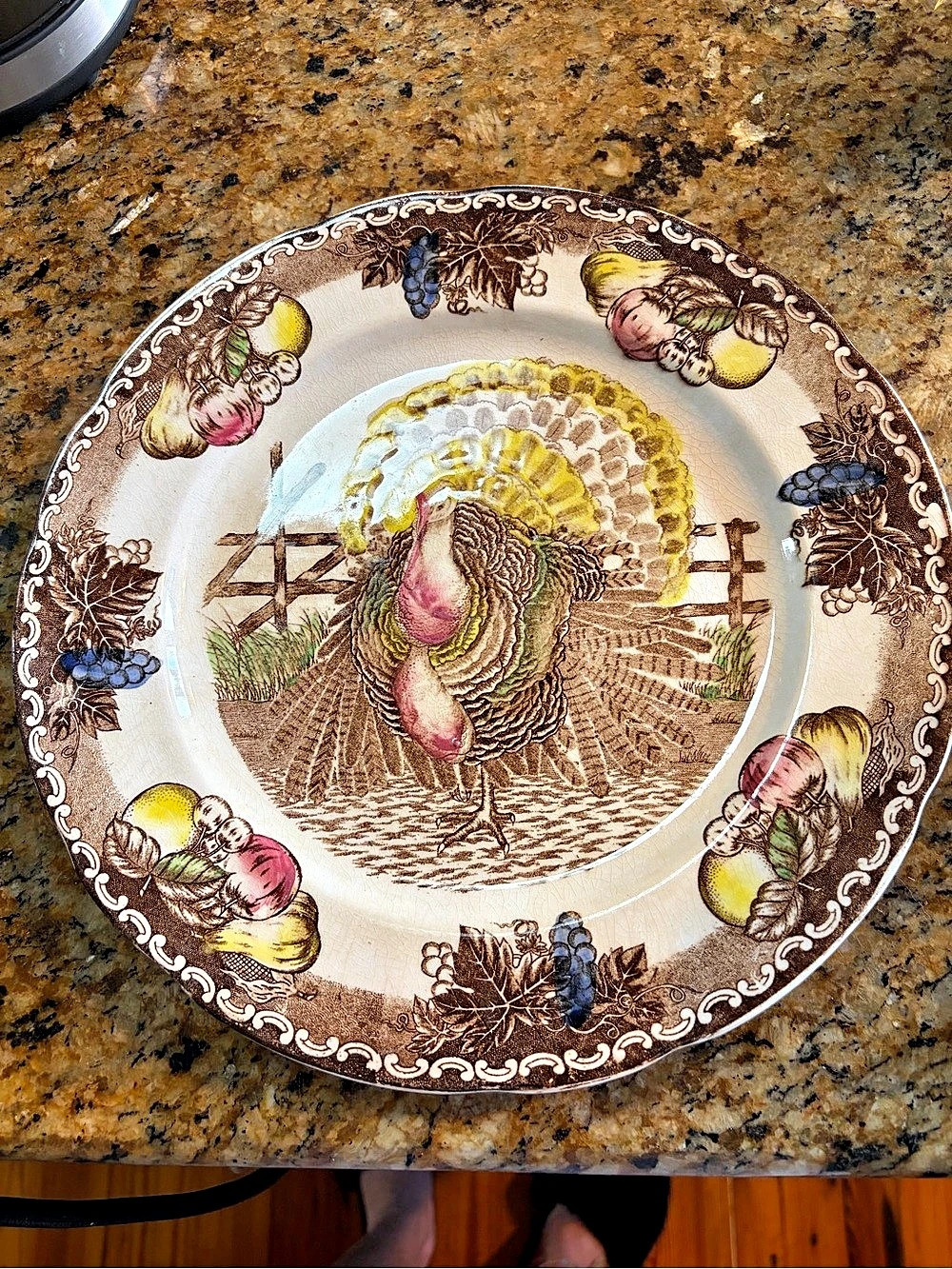 KING TOM TURKEY PLATE